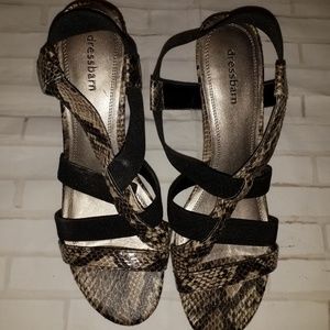 Dressbarn women heels shoes size 9M